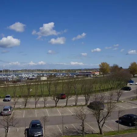 Inselblume 65 - Am Meer, Blick Zum Yachthafen Burgtiefe auf Fehmarn